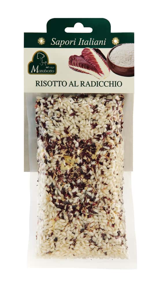 Risotto with radicchio.