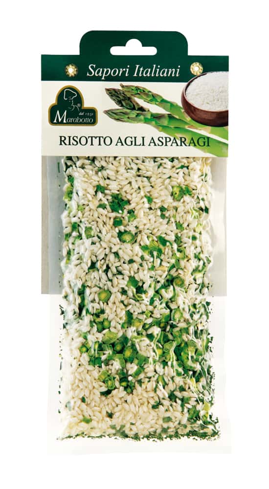 Risotto with asparagus.