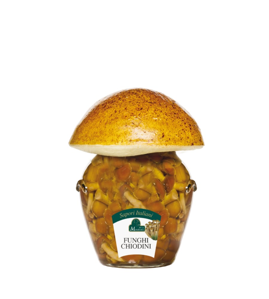 “Chiodini” mushrooms (Pholiota Mutabilis) in olive oil